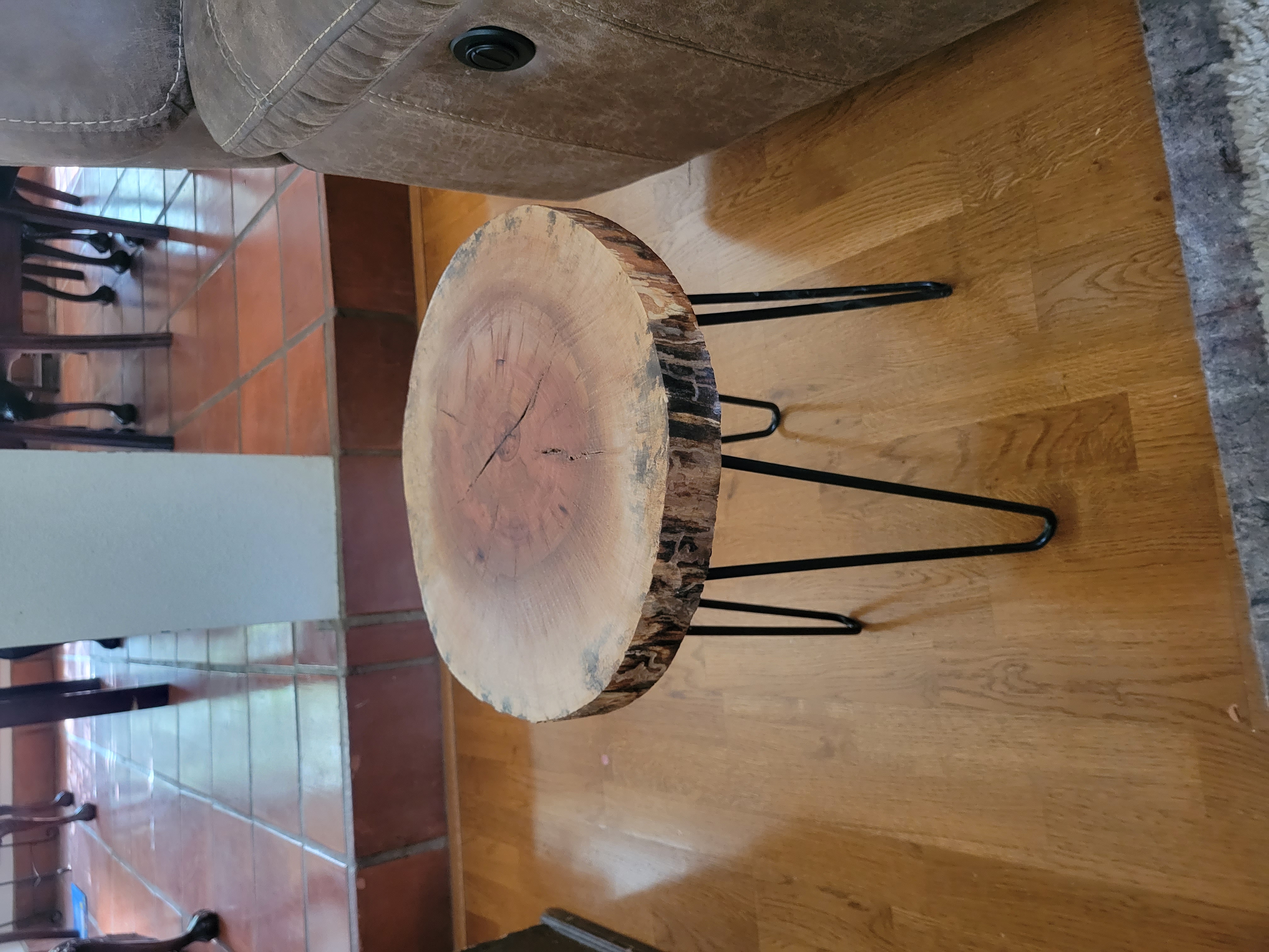Live Edge Sweetgum End Table